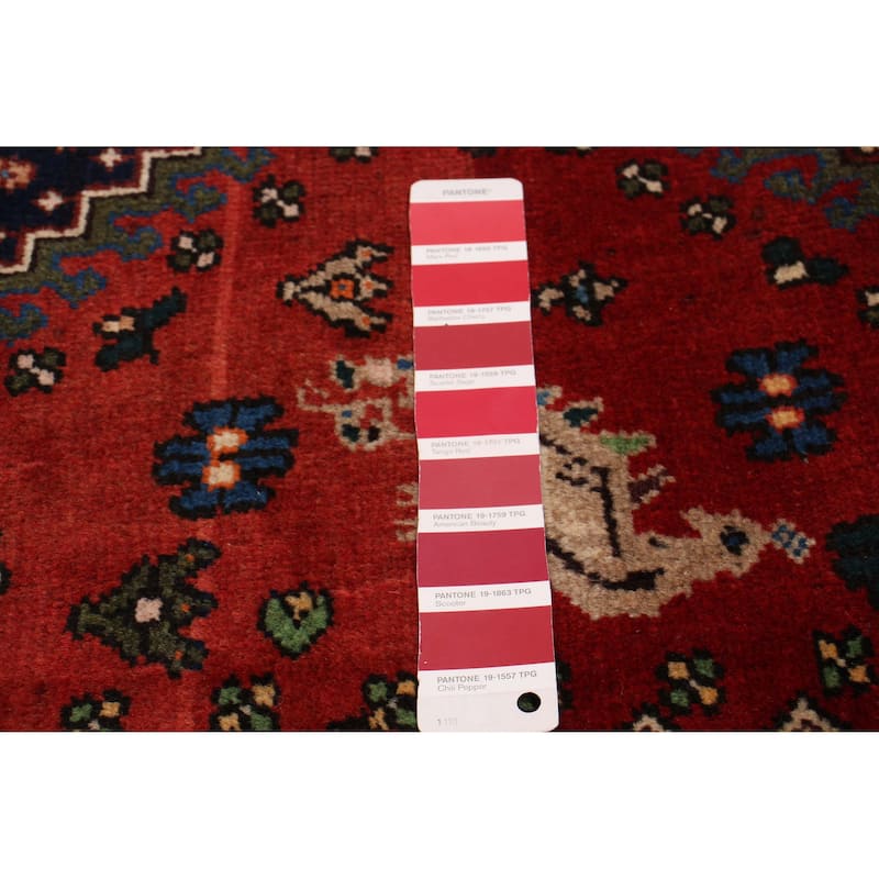 ECARPETGALLERY Hand-knotted Kayseri Vintage Red Wool Rug - 2'11 x 12'8