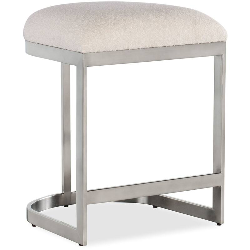 Hooker Furniture 6850-75350-95 Modern Mood 19" Wide Metal Counter - Silver