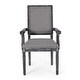 preview thumbnail 23 of 62, Mores Upholstered 5 Piece Circular Dining Set by Christopher Knight Home