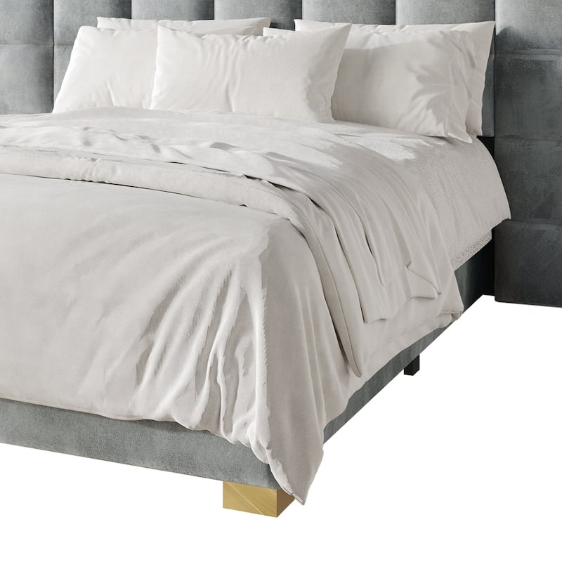 CraftPorch Mid-Century Modern Wall Panel Bedroom Set