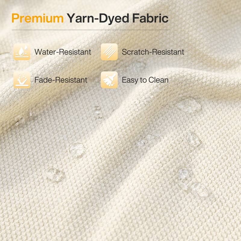 Outdoor Patio Conversation Sofa Set with Cushions