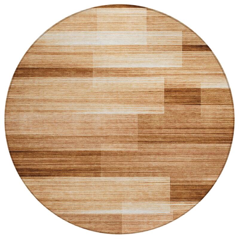 HomeRoots Striped Transitional Rectangle Outdoor Rug