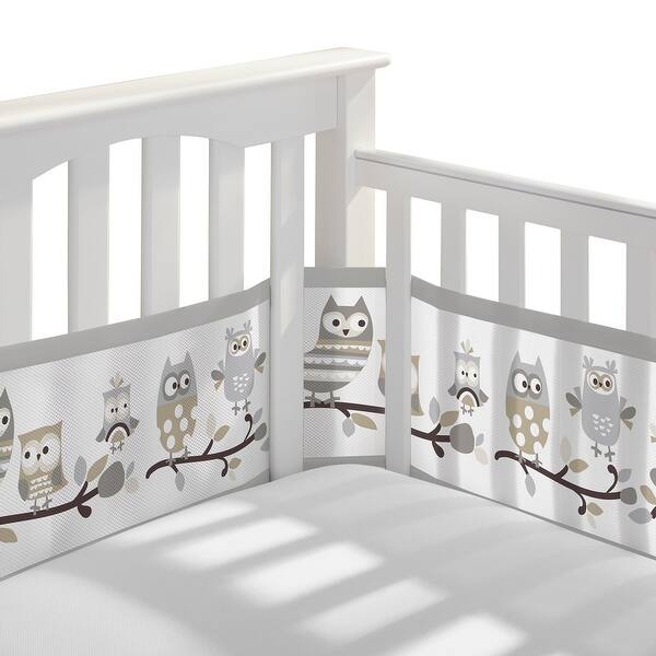 slide 2 of 5, BreathableBaby Breathable Mesh Liner for Cribs, 4-Sides, Classic 3mm