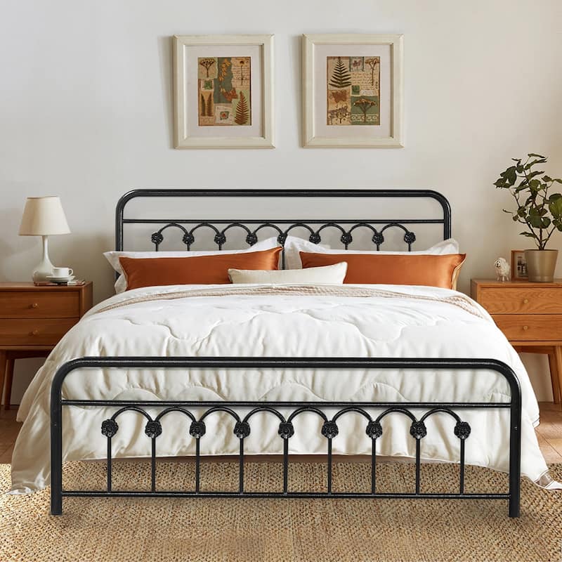 Modern Platform Bed Frame,Easy to Set Up-Twin/Full/Queen/King