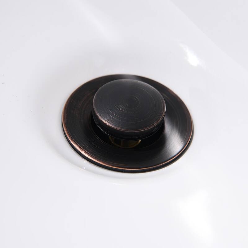 DORNBERG B012A Pop Up Bathroom Sink Drain with Overflow