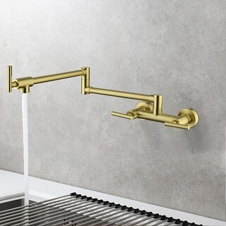 Topcraft Wall Mounted Pot Filler Faucets Both Hot Cold Water - Bed Bath ...