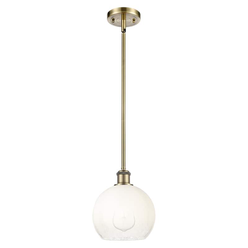 Innovations Lighting Endless Possibilities Ballston - Brookhaven Globe - 1 Light 8" Stem Hung Mini Pendant