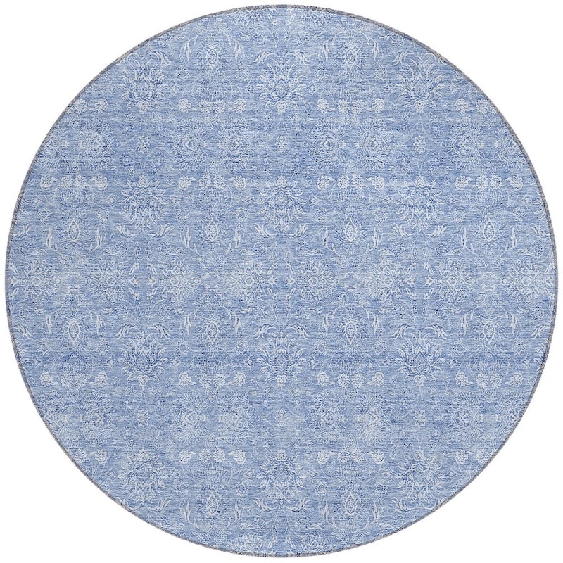 HomeRoots Floral Transitional Rectangle Outdoor Rug