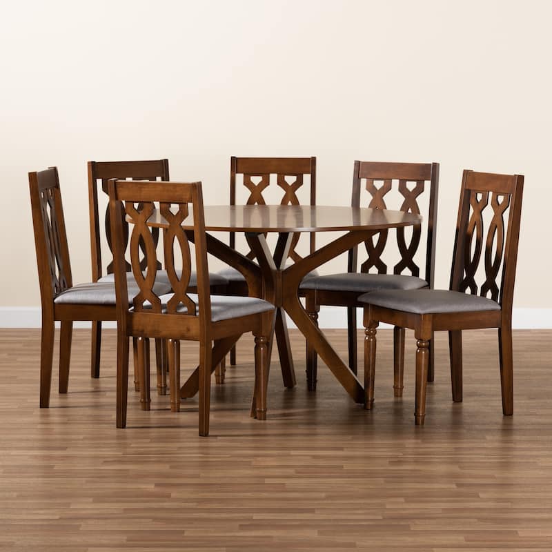 Callie Modern and Contemporary 7-Piece Dining Set
