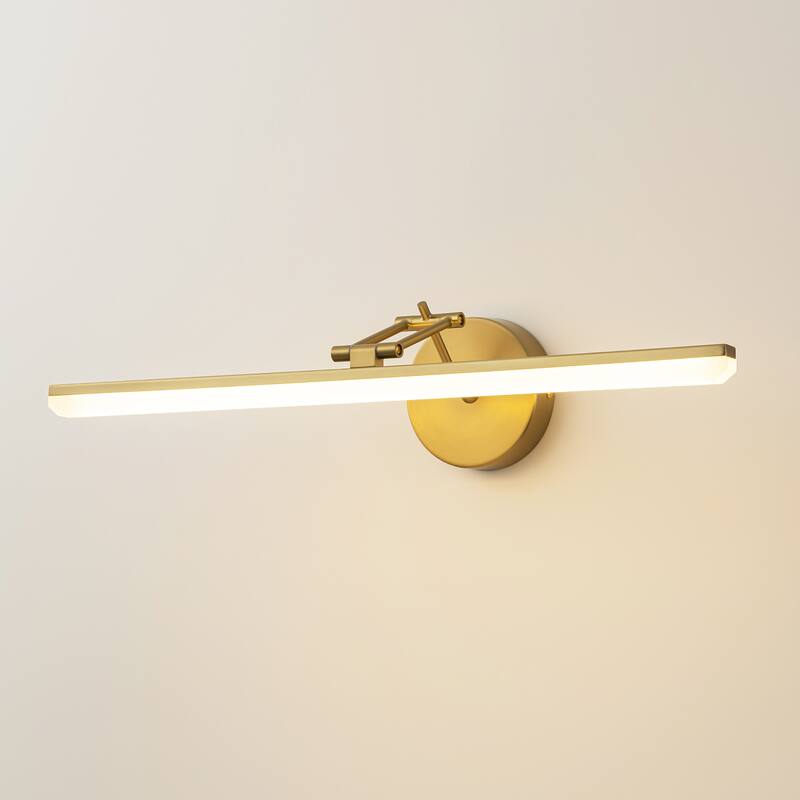 22.8" Mid-Century Modern Linear LED Bathroom Vanity Light Picture Frame Light