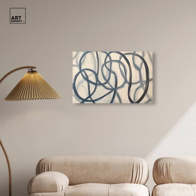 Eternal Loop I Canvas by Art Remedy, Gallery Wrapped