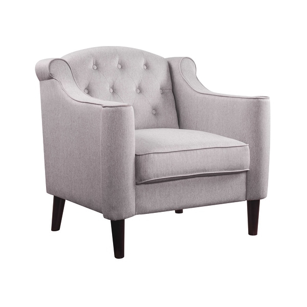 33" X 33" X 37" Cream Fabric Chair