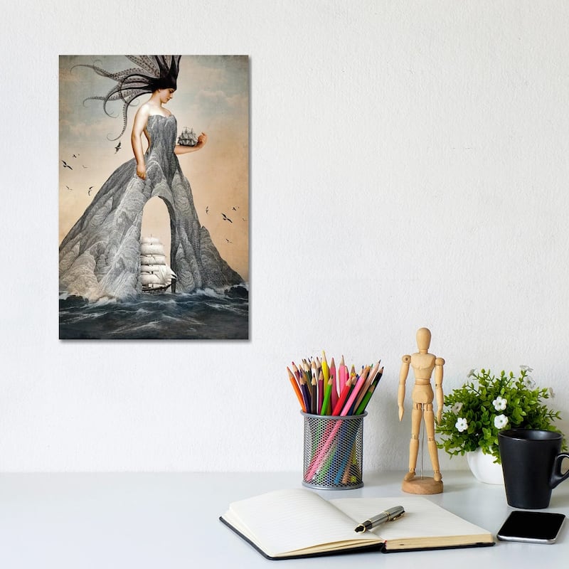 iCanvas "King Of Cups" by Catrin Welz-Stein Canvas Print - 12x8x0.75