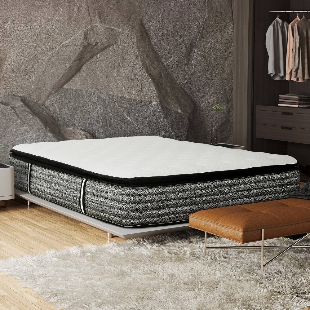 Majestic 14-Inch Medium Gel Memory Foam Hybrid Mattress in a Box