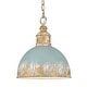 preview thumbnail 6 of 7, Golden Lighting Alison 12" Wide Pendant