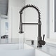 preview thumbnail 128 of 156, VIGO Edison 19" H Single Handle Pull-Down Sprayer Kitchen Faucet