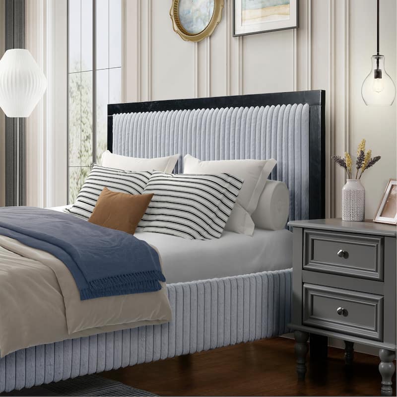Upholstered Bed with Exceptional Comfort and Stylish Appeal