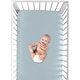 preview thumbnail 4 of 4, Sweet Jojo Designs Slate Blue Collection Boy Fitted Crib Sheet - For the Construction Truck Transportation Collection