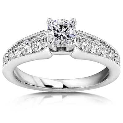 3/4ct Diamond Engagement Ring White Gold