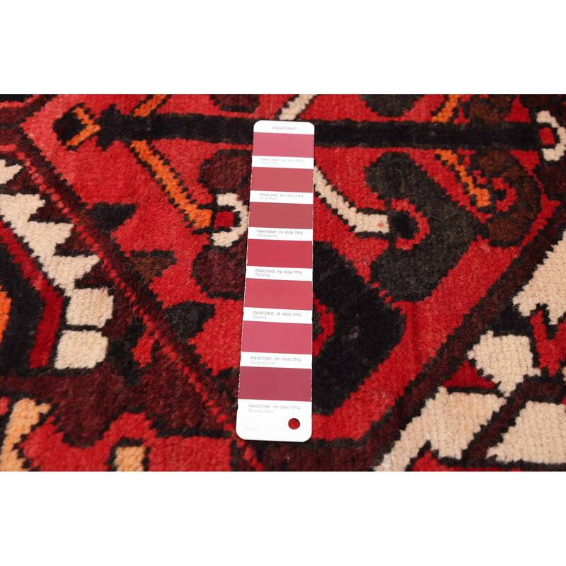 ECARPETGALLERY Hand-knotted Kayseri Vintage Red Wool Rug - 6'11 x 10'5