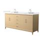 Option White Oak / Giotto Quartz Top / Brushed Nickel