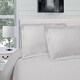 preview thumbnail 32 of 89, Superior 100-percent Egyptian Cotton 300 Thread Count Solid Duvet Cover Set Light Grey - California King