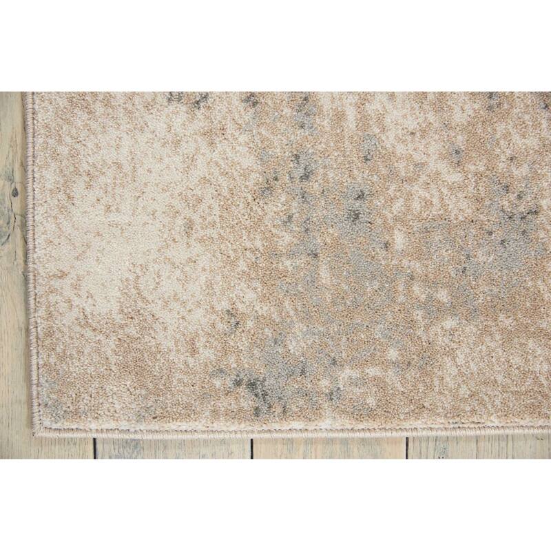 Abstract Modern Non Skid Stain Resistant Area Rug - 126' X '94' X '0.5