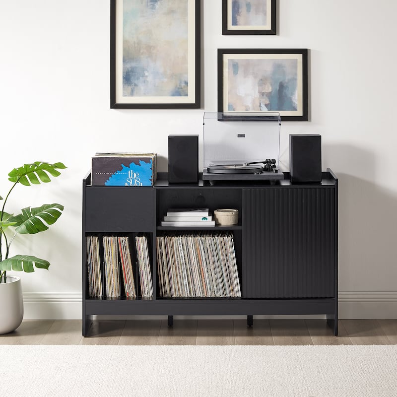 Crosley Arden Record Player Cabinet With Vinyl Storage