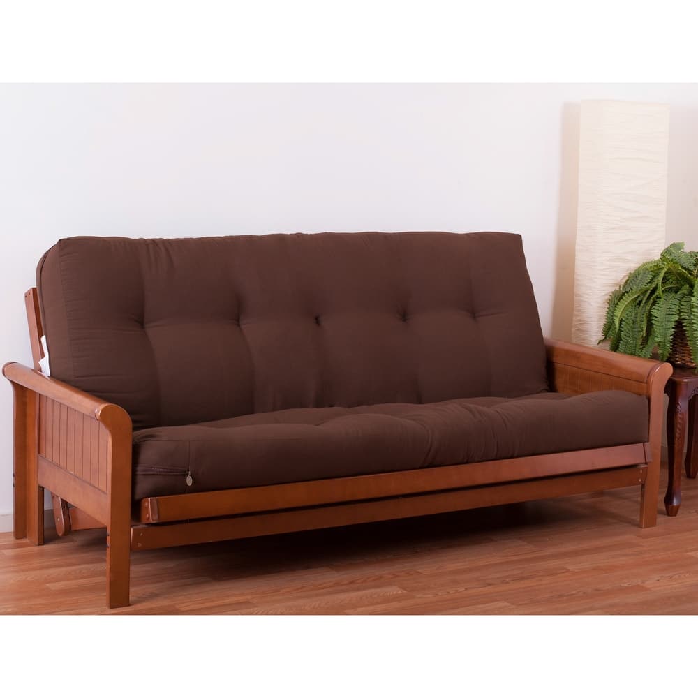 8-inch Thick Twill Futon Mattress (Twin, Full, or Queen)