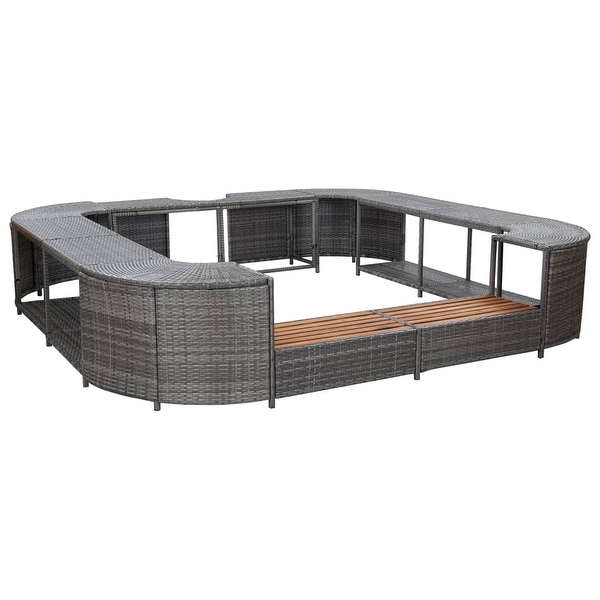 Vidaxl poly rattan clearance