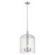 Option Clear Shade / Brushed Satin Nickel