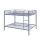 preview thumbnail 5 of 20, Heavy Duty Metal Bunk Bed, Built-In Ladder, Safety Rails, No Boxspring