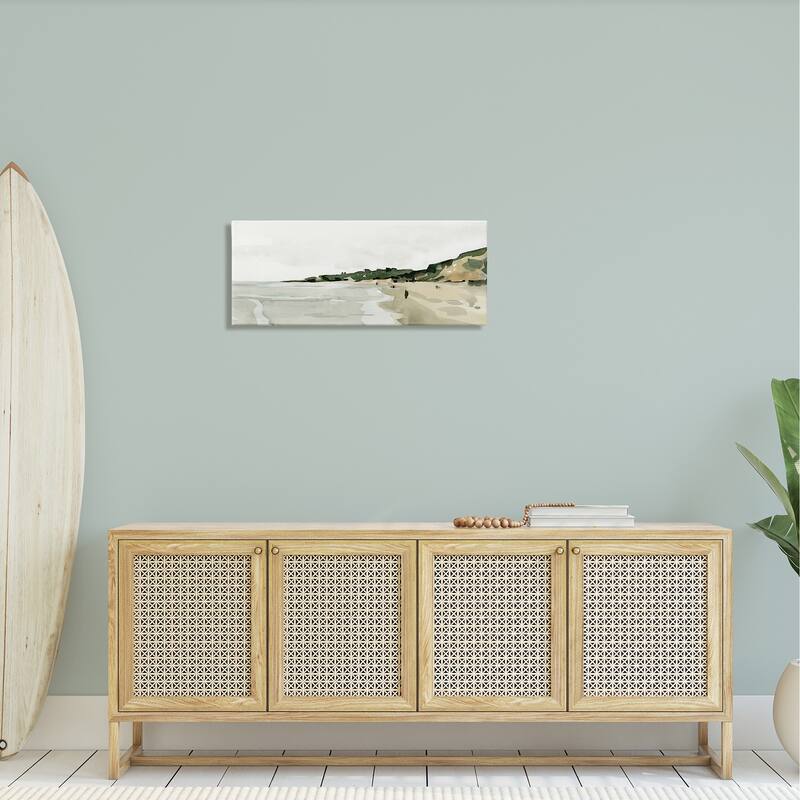 Stupell Summer Coast Distant Beach Shore Stretched Canvas Wall Art, Design by Emma Caroline