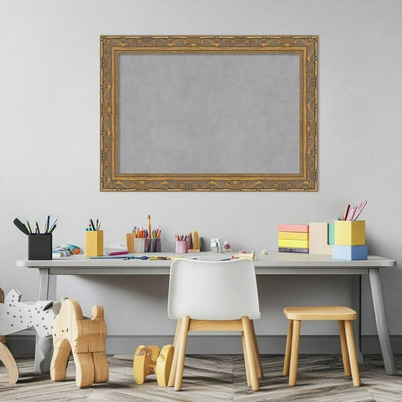 Amanti Art Filigree Gloss Black Framed