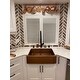 preview thumbnail 7 of 5, Lange Copper 32" Single Bowl Farmhouse Apron Kitchen Sink