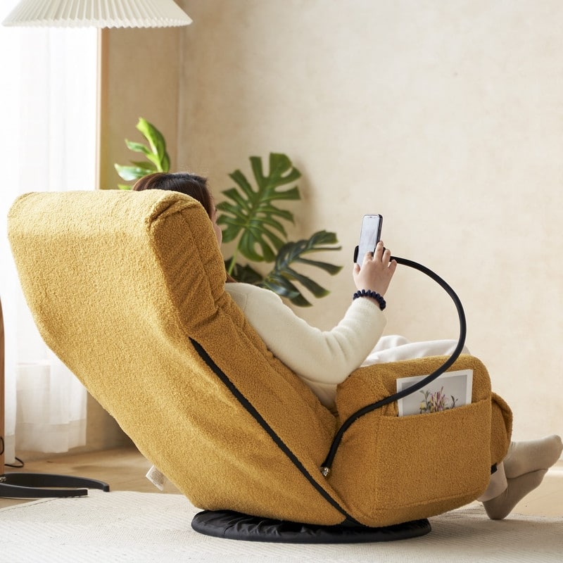 Reclining Ergonomic Swiveling Floor Game Chair