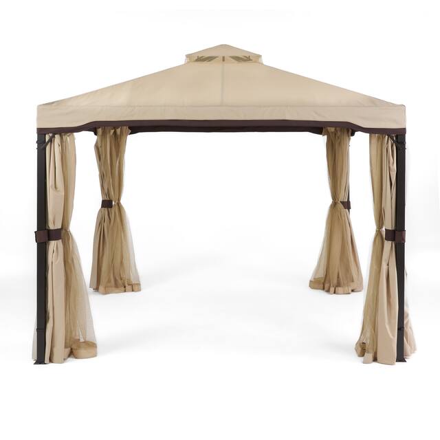 Skyline Fabric Gazebo by Christopher Knight Home