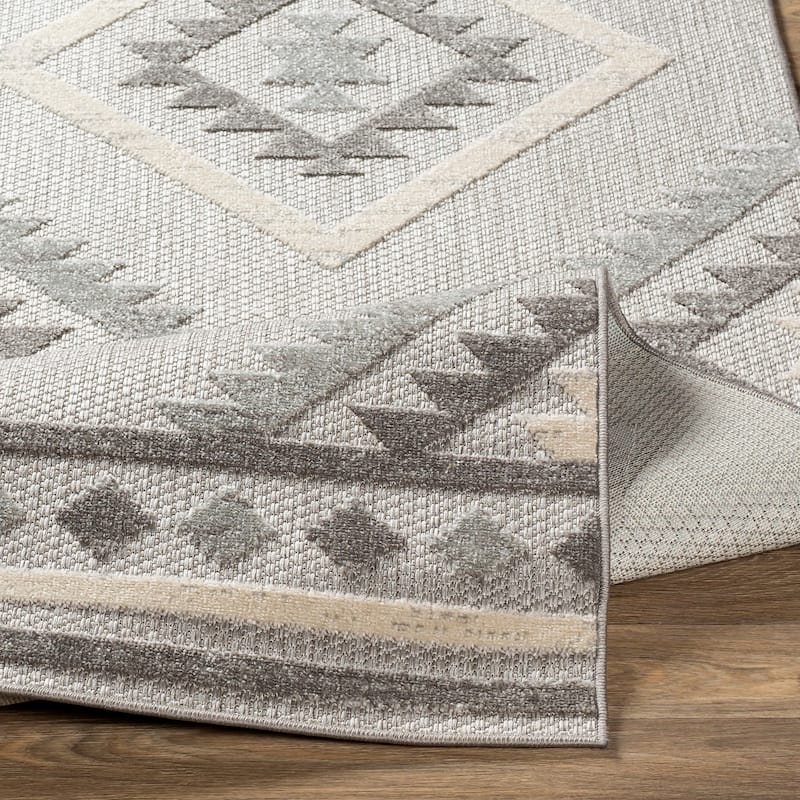 Albach Southwestern Indoor/ Outdoor Area Rug