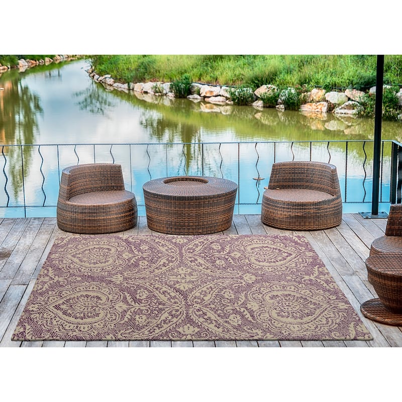 Weathered Collection - 4' x 6' - Purple