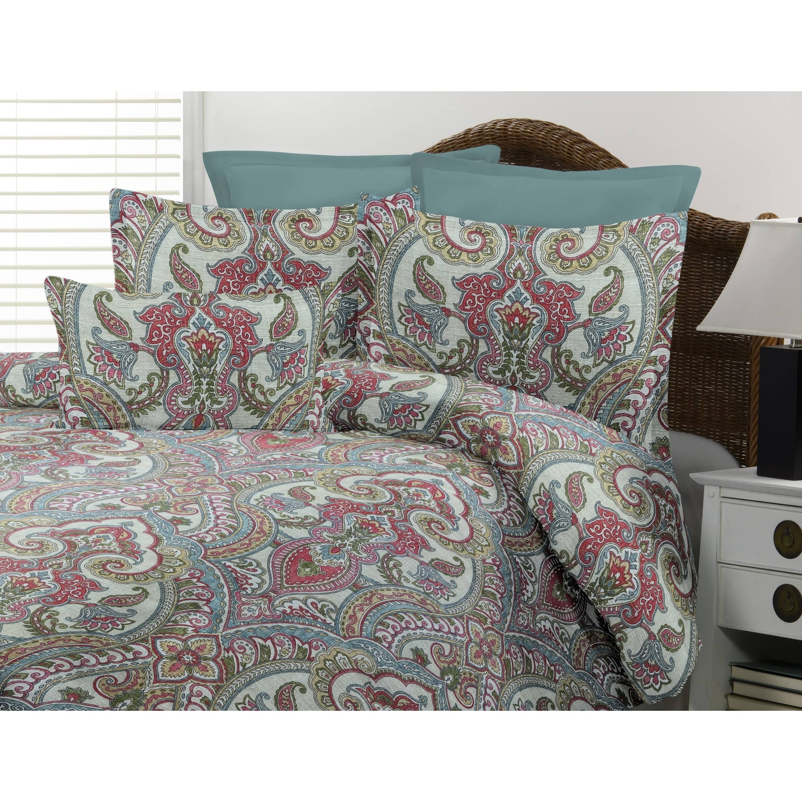 Mayberry Damask print comforter set On Sale Bed Bath & Beyond