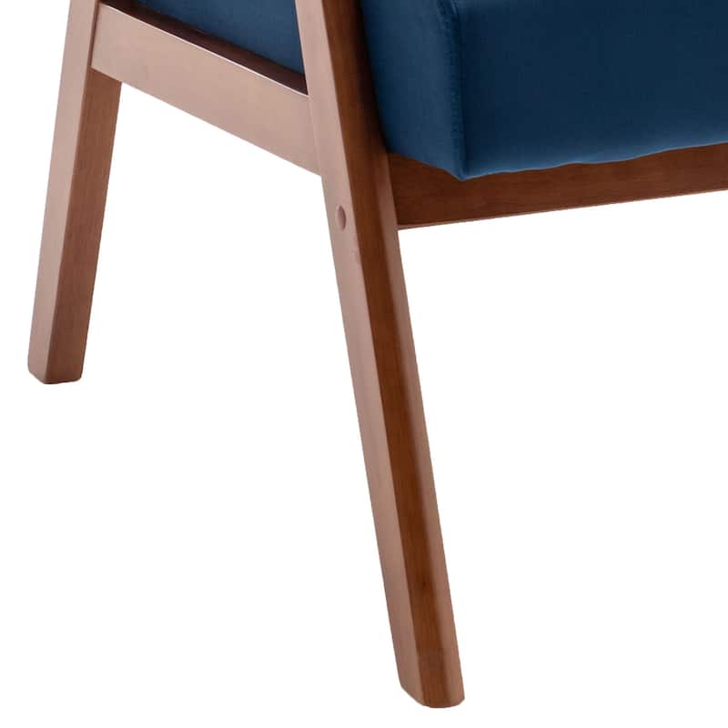 Vintage Classic Upholstered Accent Armchair