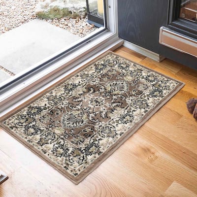 Superior Lille Classic Floral Medallion Indoor Runner or Area Rug
