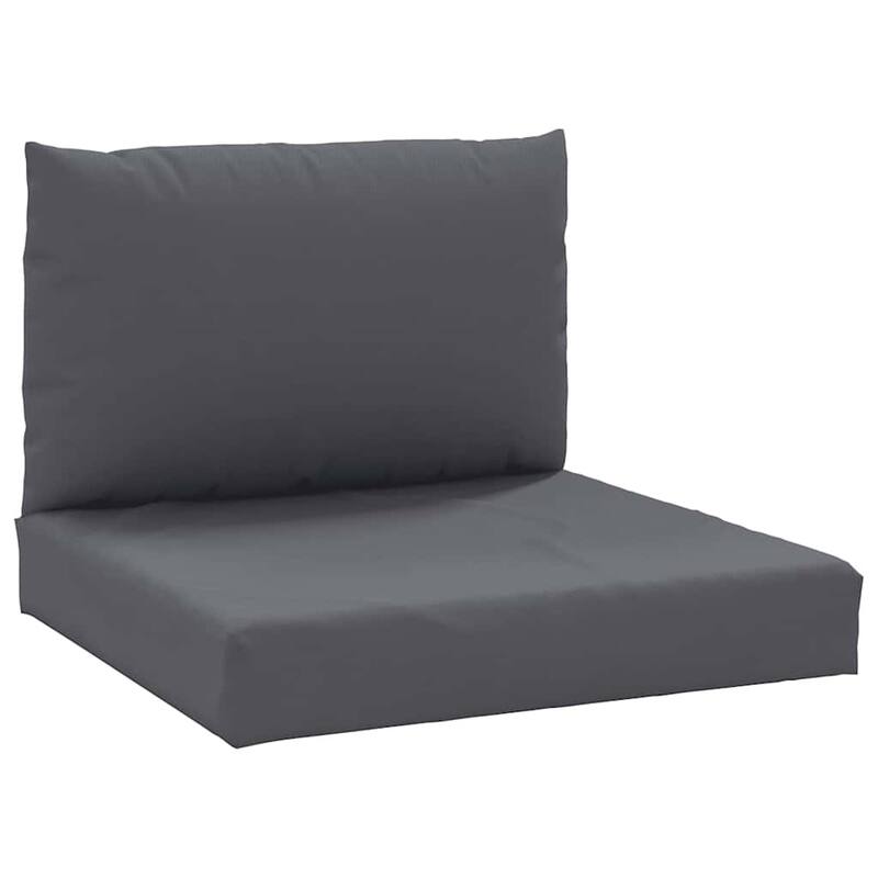 vidaXL Pallet Cushion Anthracite Oxford fabric Square Contemporary - 23.6 x 23.6 x 3.1 in