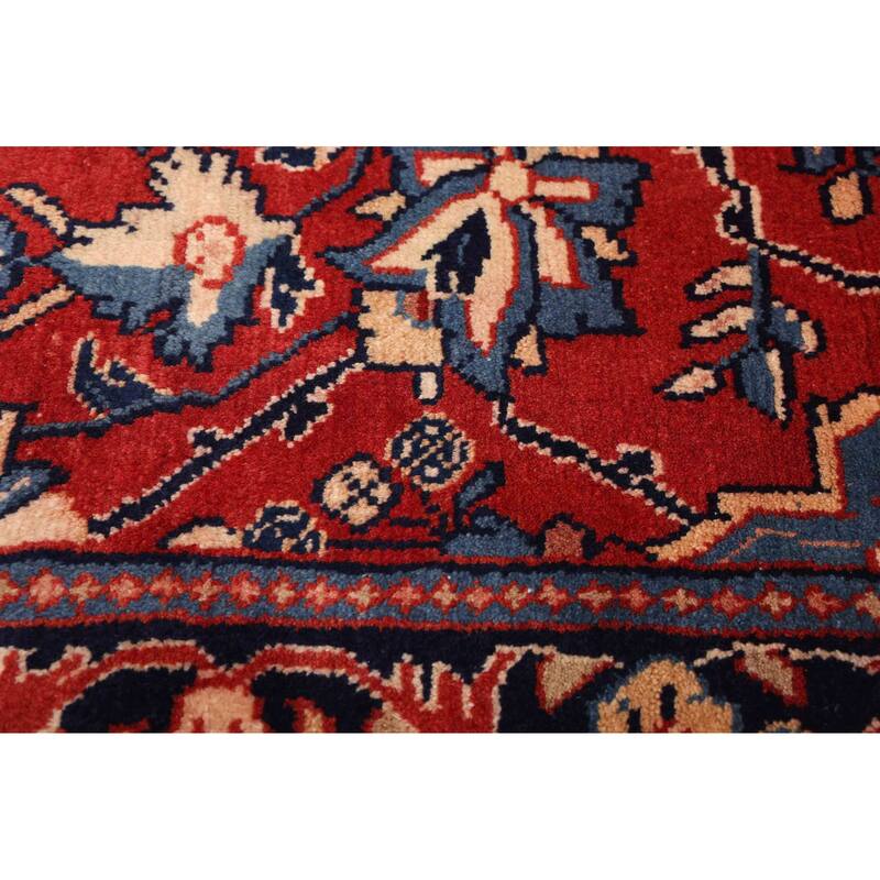 ECARPETGALLERY Hand-knotted Andelz Red Wool Rug - 3'5 x 10'1