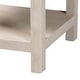 preview thumbnail 8 of 10, Dansby Modern Beige Faux Shagreen 1-Drawer End Table