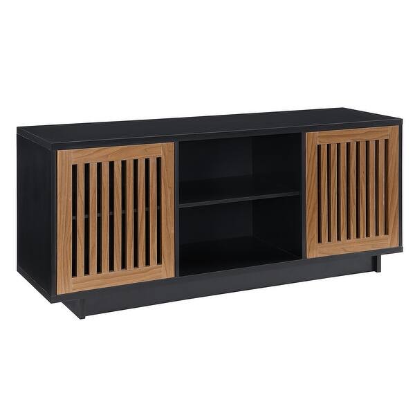 Shop Delacora We Bd56vsds 56 Wide Laminate And Wood Media Cabinet