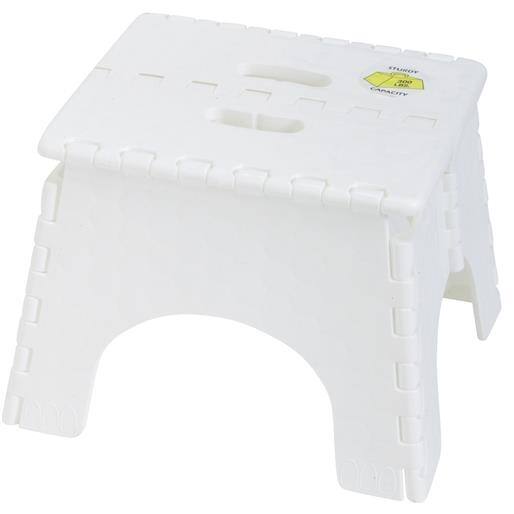 B & R Plastics Folding Step Stool 1016 Unit EACH 17555813