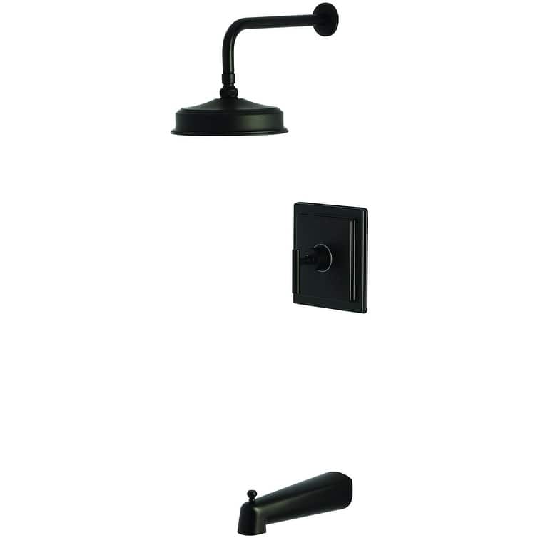 Kingston Brass KB589.CML Manhattan Tub and Shower Trim Package with