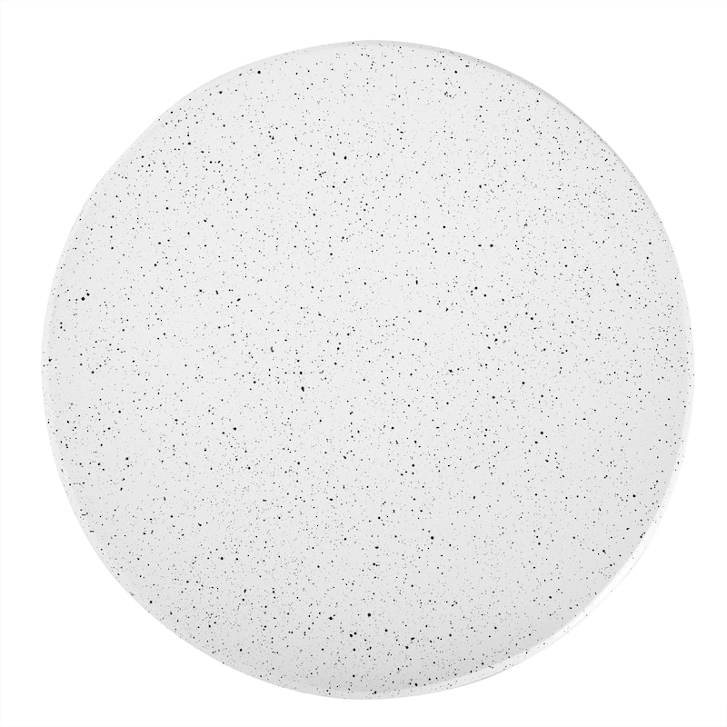 Christopher Knight Home - 15.50'' Retro Textured MGO Pedestal Side Table for Indoor and Outdoor Use - White Marble