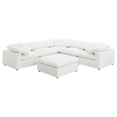 Raleigh 6-Piece Boucle Upholstered Modular Sectional